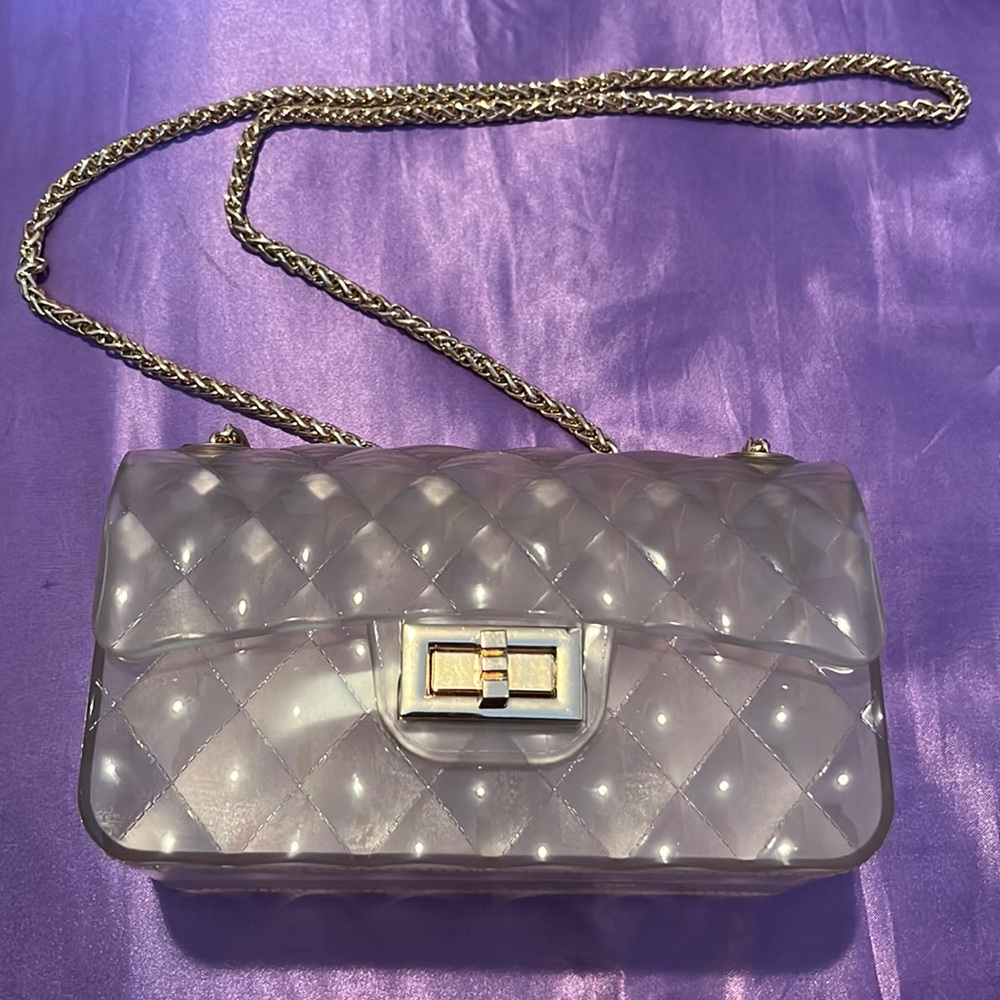 Clear mini crossbody/ shoulder bag
